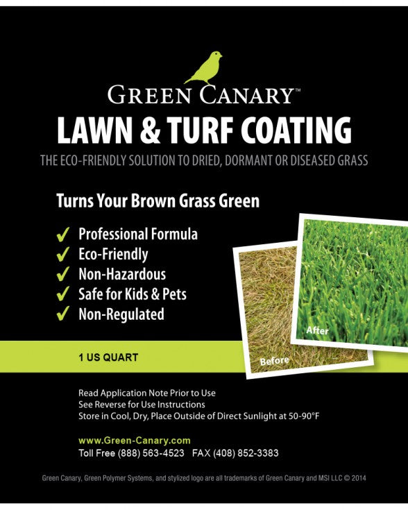 Green Canary Grass Colorant - Brown (1 Quart)
